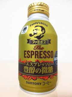 ファミマル Family's BOSS ファミボス The ESPRESSO エスプレッソの豊醇の微糖